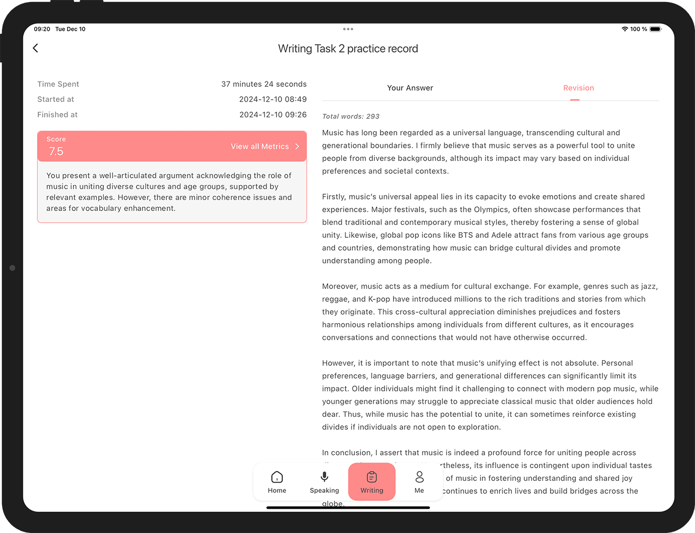 Thoughtful Writing Revision